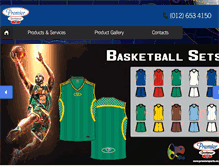 Tablet Screenshot of premiersports.co.za